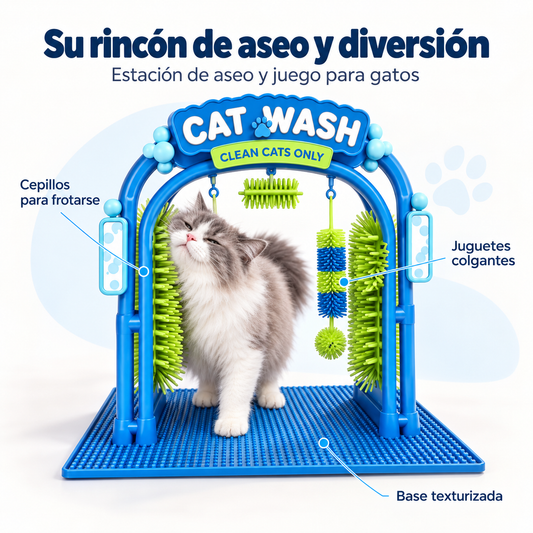 Estacion de Aseo para Gatos