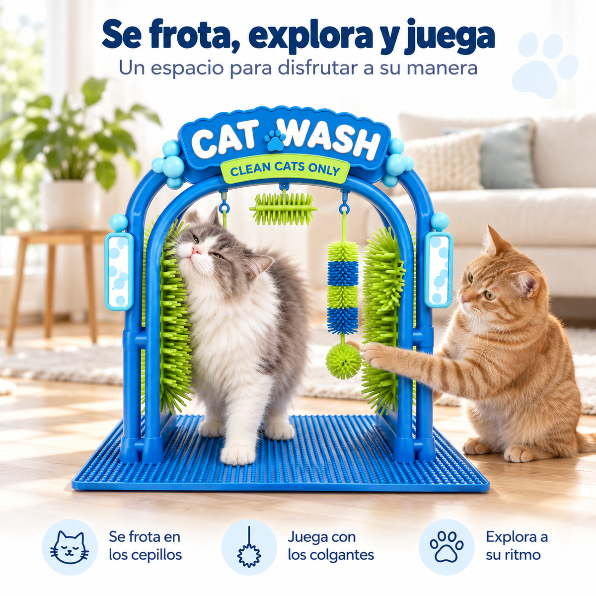 Estacion de Aseo para Gatos