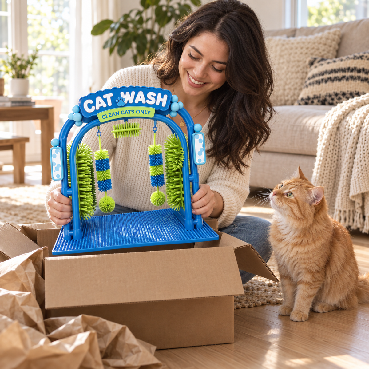 Estacion de Aseo para Gatos